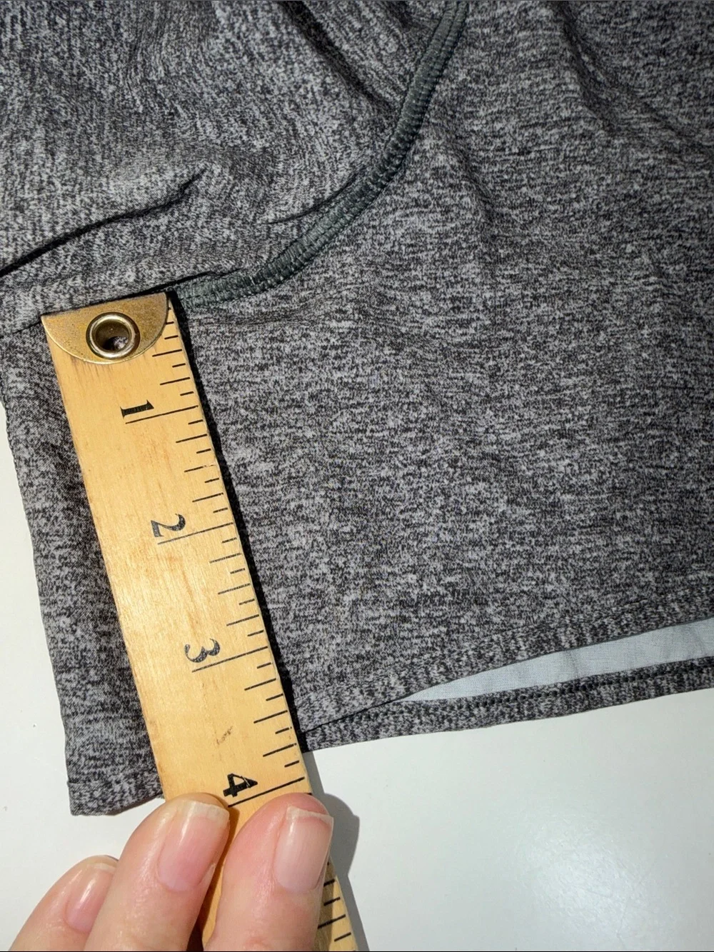lululemon athletica Heather Gray Athletic Shorts with Built-In Liner
